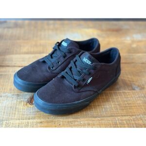 Van's Atwood Triple Black Youth 7 Sneakers Low Top Skateboarding Shoes